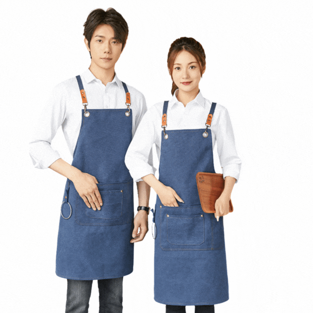 Tạp dề vải cotton dày chống thấm
